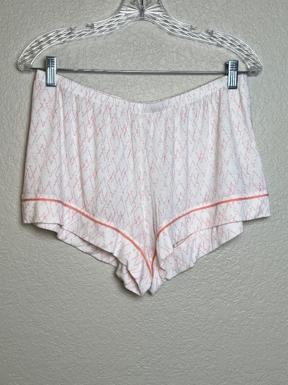 *FIRM PRICE* Eberjey Gisele Abstract Peach & White Relaxed Pajama Shorts